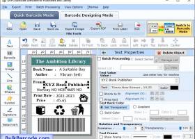 Library Barcodes Generator screenshot