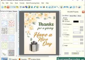 Free Printable Greeting Card Software screenshot