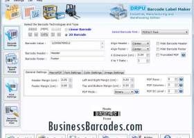 Warehousing Industry Barcodes Maker screenshot