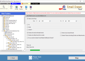 eSoftTools Email Eraser Tool screenshot