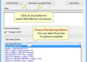 MSG to PDF Converter screenshot