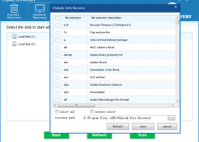 OSpeedy Data Recovery screenshot
