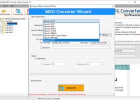 Enstella MSG Converter Software screenshot
