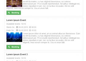 Event Booking Calendar screenshot