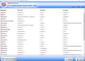 FTP Password Recovery Pro 2024 screenshot