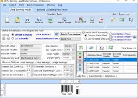 Barcode Sticker Designing Generator Tool screenshot