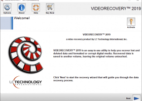 VIDEORECOVERY Commercial for Windows screenshot