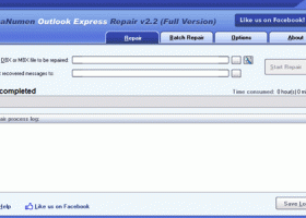 DataNumen Outlook Express Repair screenshot