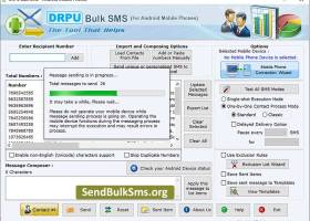 Send Bulk SMS Android Mobile screenshot