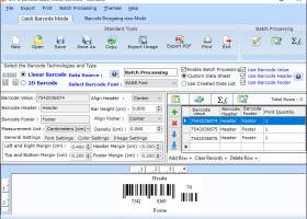 Windows Standard Barcode Label Designer screenshot