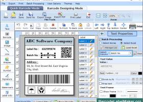 Professional Barcode Label Maker screenshot