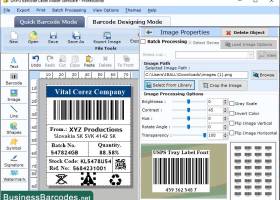 USPS Tray Label Barcode Application screenshot