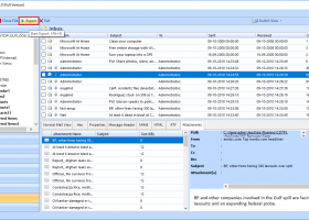 Open OST File in PST Outlook screenshot