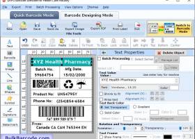 Pharmacy Barcode Generator screenshot