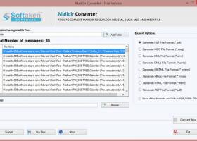 Softaken Maildir Converter screenshot