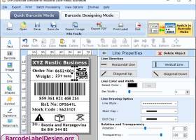 Industrial Barcode Designing Tool screenshot