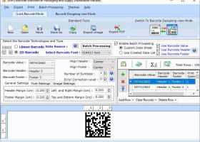 Packaging Product Barcode Labeling Tool screenshot