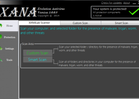 XANA Evolution Antivirus screenshot