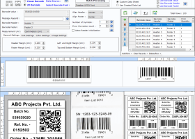 Retail Barcode Label Maker Software screenshot