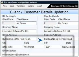 Purchase Order Software screenshot