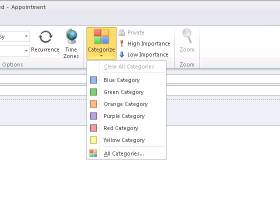 Exchange Category Manager screenshot