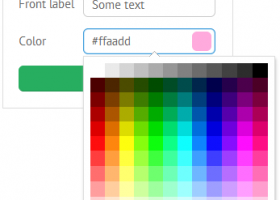JavaScript Webix Colorpicker screenshot