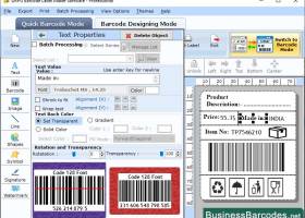 Code 128 Barcode Software screenshot