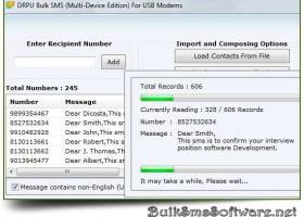 Modem SMS Software screenshot