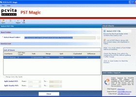 PST Split & Merge screenshot