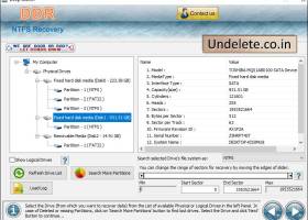 Deleted Hard Drive File Recovery Tool screenshot