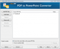 MicroPDF PDF to PowerPoint Converter screenshot