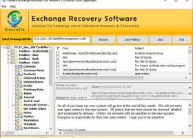 Exchange Recovery Tool screenshot