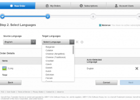 Xerox® Easy Translator Service screenshot