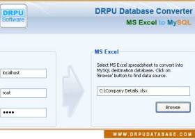 Excel to MySQL Converter Software screenshot