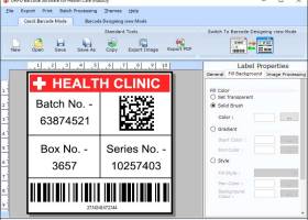 Pharma Barcode Label Designing Software screenshot