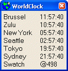 WorldClock screenshot