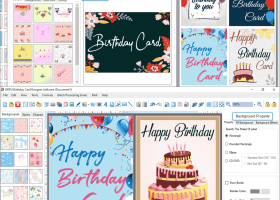 Birthday Cards Maker Software screenshot