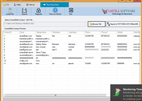IncrediMail Address Book Converter screenshot