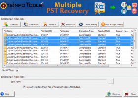 SysInfoTools Advanced Outlook Recovery screenshot