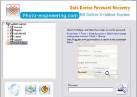 Outlook Mail Password Rescue Tool screenshot