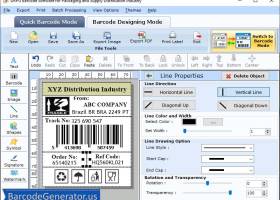Packaging Barcode Label Generator screenshot
