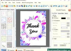 Greeting Card Optimizing Software screenshot