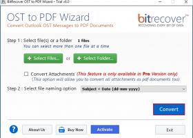 OST To PDF Converter screenshot