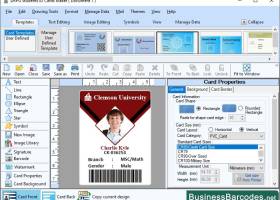 Software for ID Card Generating screenshot