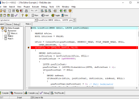 wxDEV-C++ screenshot