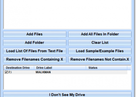 Copy Files To Multiple External Hard Drives Software screenshot