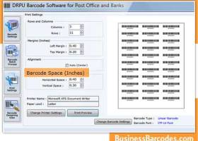 Bank Barcodes Software screenshot