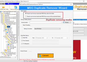 eSoftTools MSG Duplicate Remover Tool screenshot