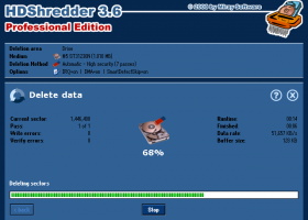 HDShredder Enterprise screenshot
