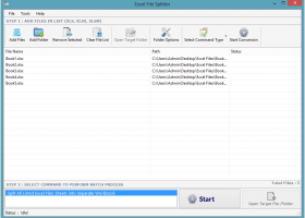 File Splitter for Excel screenshot
